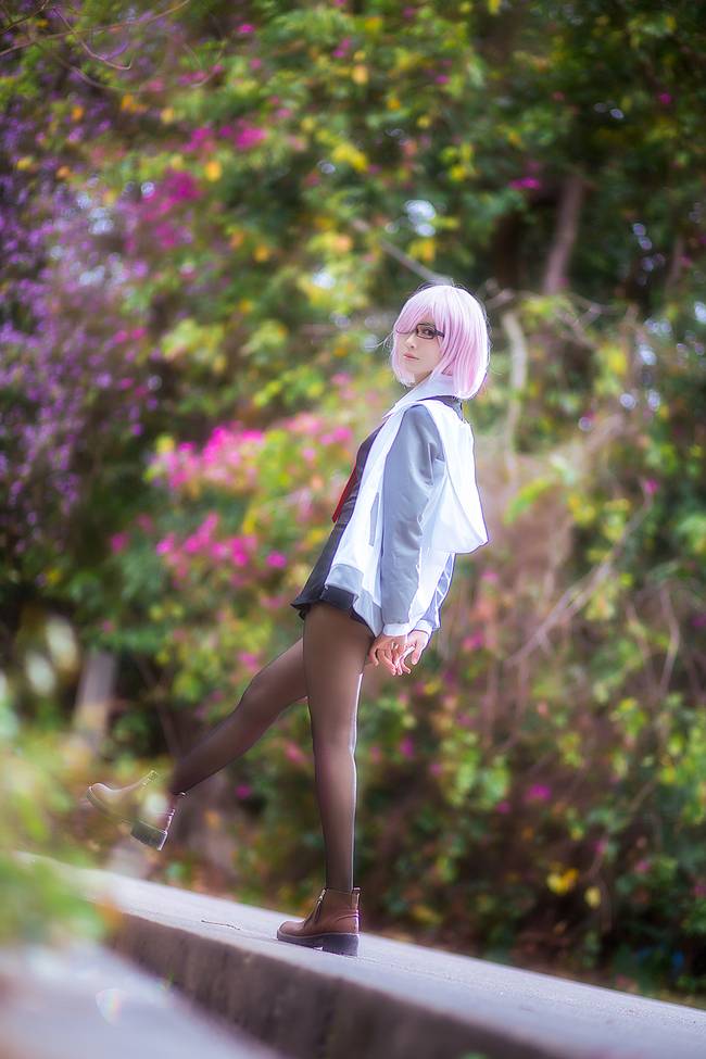 Cosplay福利/黑丝软妹 《Fate》玛修·基列莱特COSPLAY美图欣赏 cn:鳗鱼霏儿