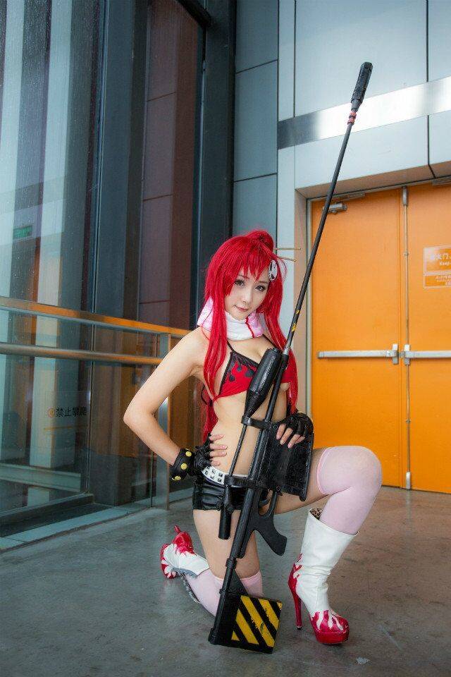 Cosplay福利/爆乳白丝绝对领域少女 天元突破 红莲之眼 优子COSPLAY