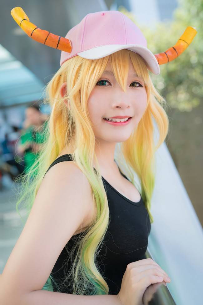 Cosplay福利/这个妹妹有点甜 小林家的龙女仆露科亞 cn:矢風RON