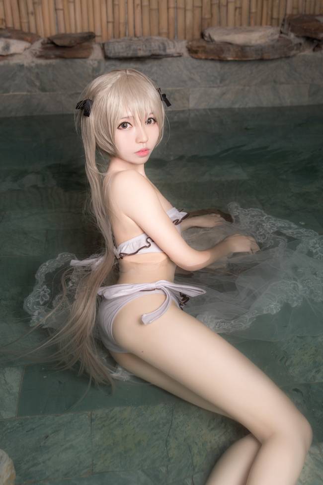 Cosplay福利/足控腿控福利 《一起泡温泉吗》缘之空春日野穹COSPLAY美图欣赏 cn:白易子