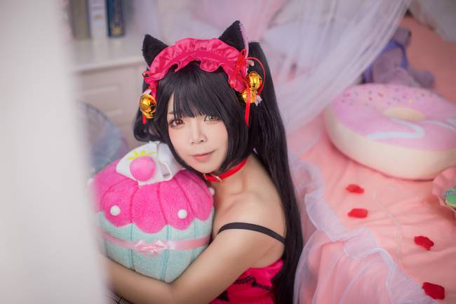 Cosplay福利/渔网黑丝绝对领域少女 时崎狂三COSPLAY cn:木丰儿
