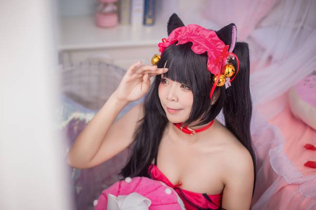 Cosplay福利/渔网黑丝绝对领域少女 时崎狂三COSPLAY cn:木丰儿