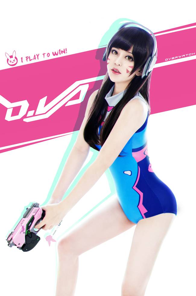 Cosplay福利/紧身服少女 守望先锋宋哈娜 cn:Asu_艾斯_