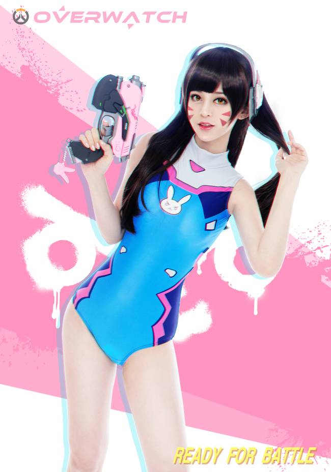 Cosplay福利/紧身服少女 守望先锋宋哈娜 cn:Asu_艾斯_