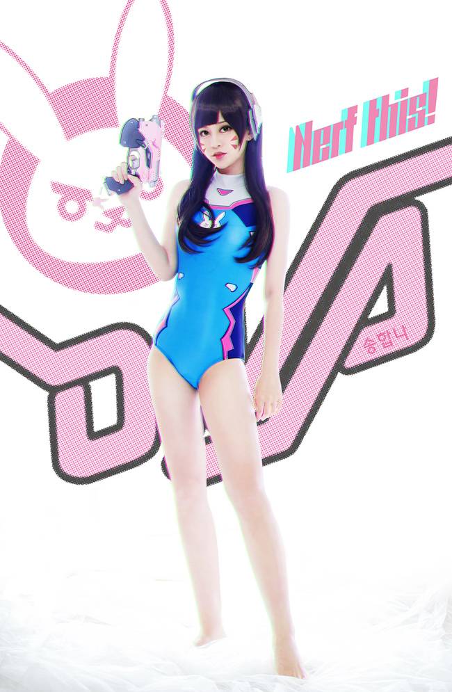 Cosplay福利/紧身服少女 守望先锋宋哈娜 cn:Asu_艾斯_