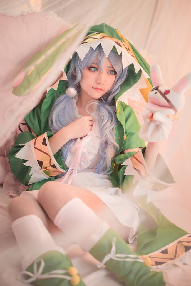 Cosplay福利/白丝绝对领域少女 约会大作战四糸乃COSPLAY美图欣赏 cn:_兔爷烨烨烨_