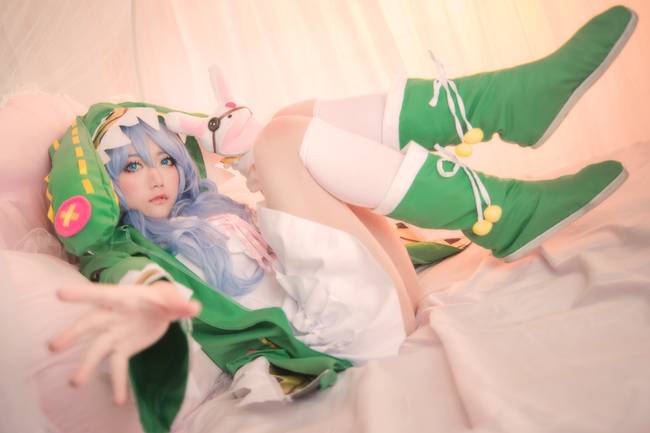 Cosplay福利/白丝绝对领域少女 约会大作战四糸乃COSPLAY美图欣赏 cn:_兔爷烨烨烨_