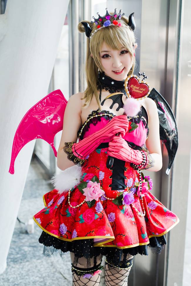 Cosplay福利/渔网黑丝绝对领域 LoveLive!南小鸟COSPLAY