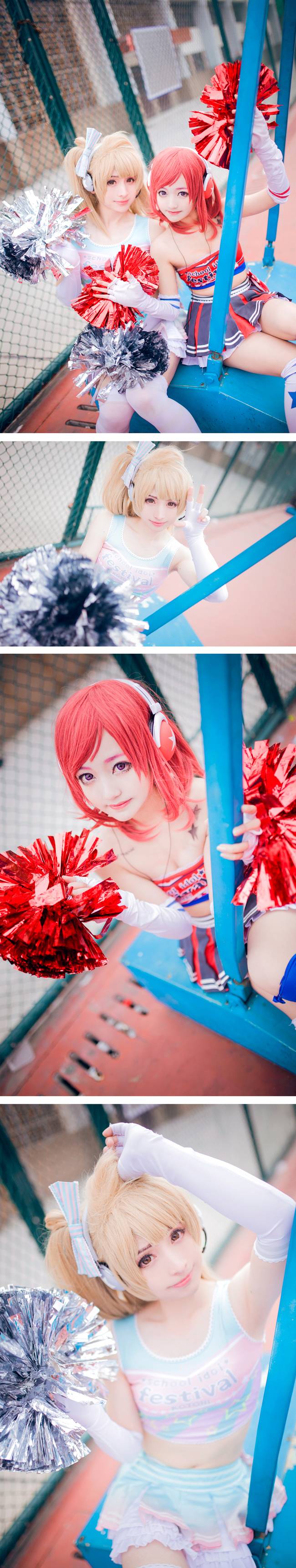 Cosplay福利/白丝绝对领域体操少女 LoveLive! COSPLAY美图欣赏 南小鸟 cn:晴天 西木野真姬 cn:鹘鸠_puppet