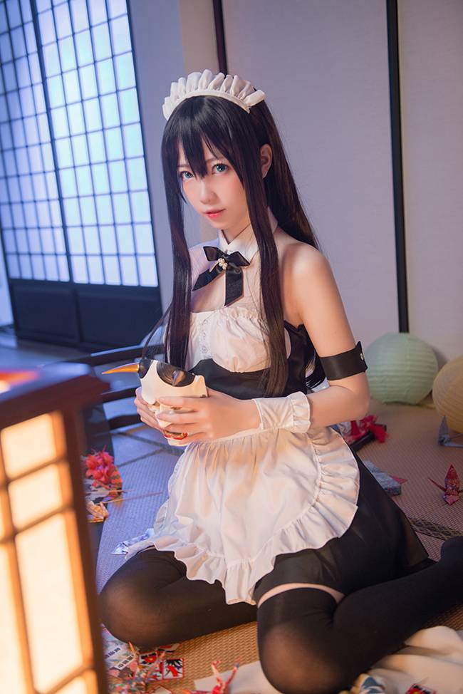 Cosplay福利/黑丝绝对领域美少女 Urara 迷路帖巽绀COSPLAY美图欣赏 cn:妖少