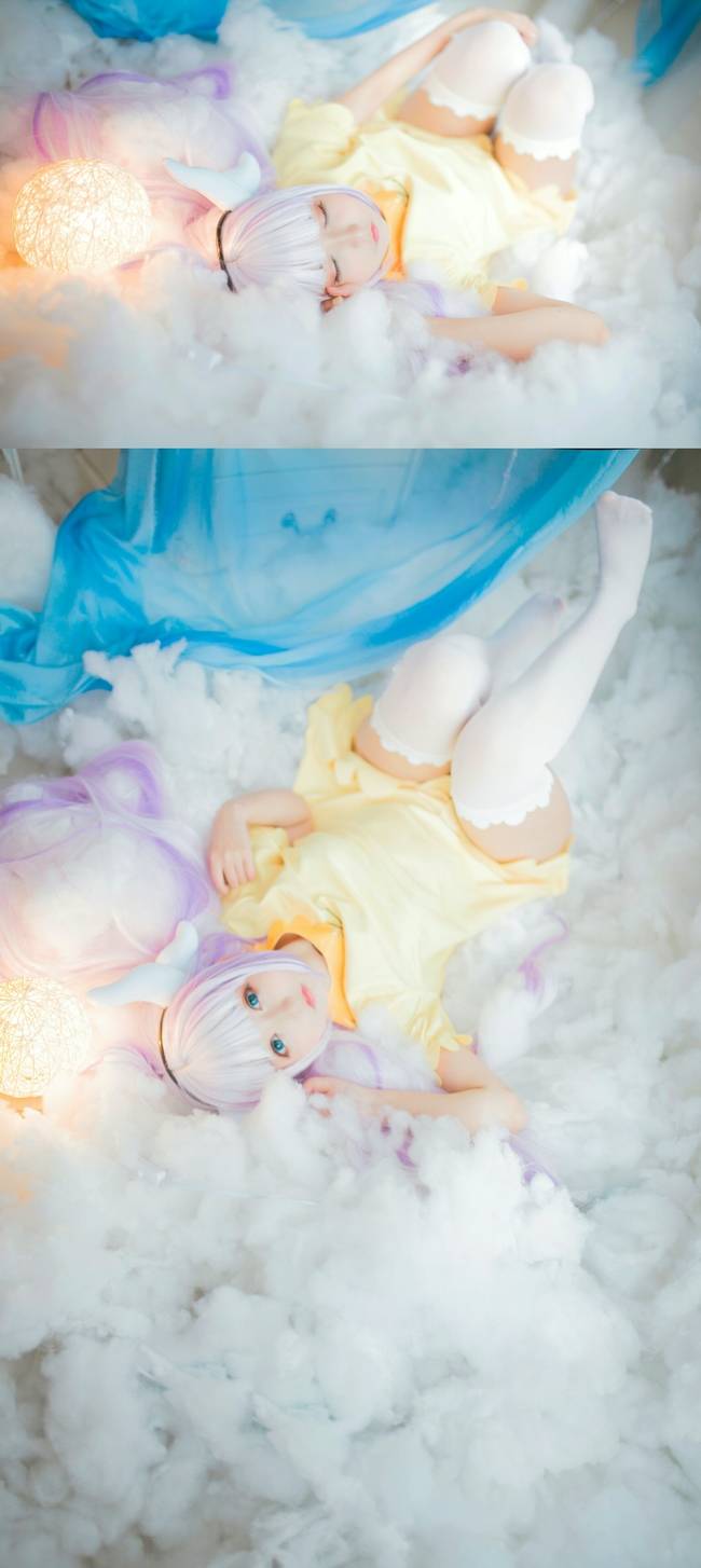 Cosplay福利/白丝绝对领域软妹子 小林家的龙女仆康娜卡姆依COSPLAY美图欣赏 cn:Hs怪老头