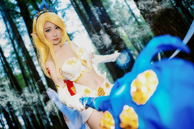 Cosplay福利/英雄联盟风暴之怒迦娜COSPLAY