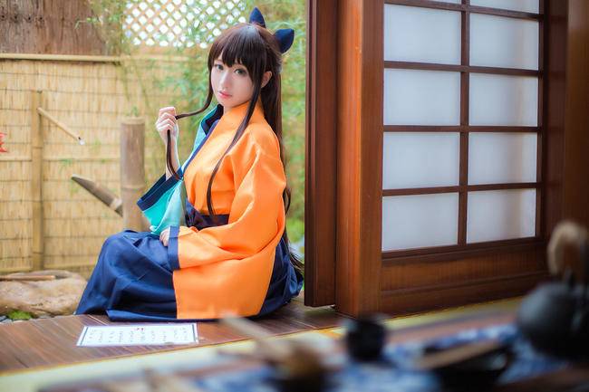 Cosplay福利/人民教师ver.斯卡哈 cos