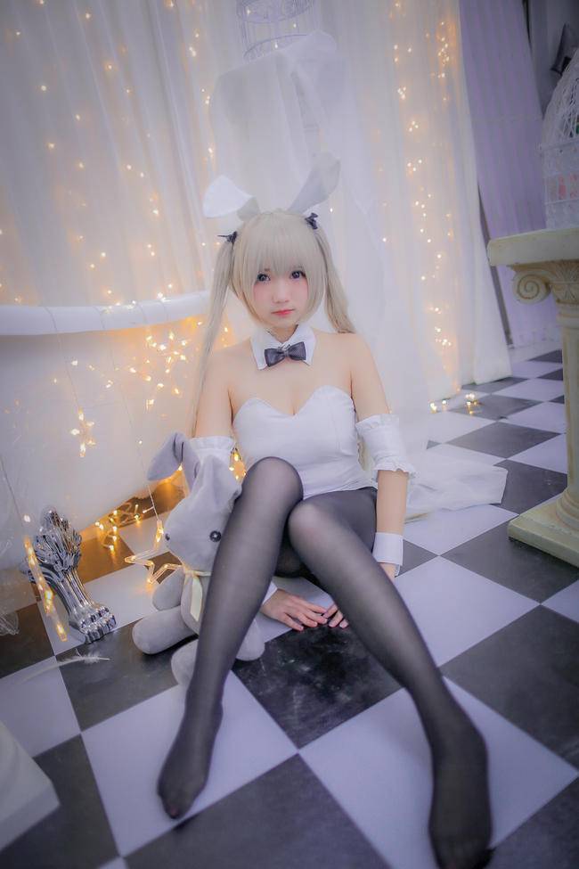 Cosplay福利/缘之空 春日野穹 黑丝cos