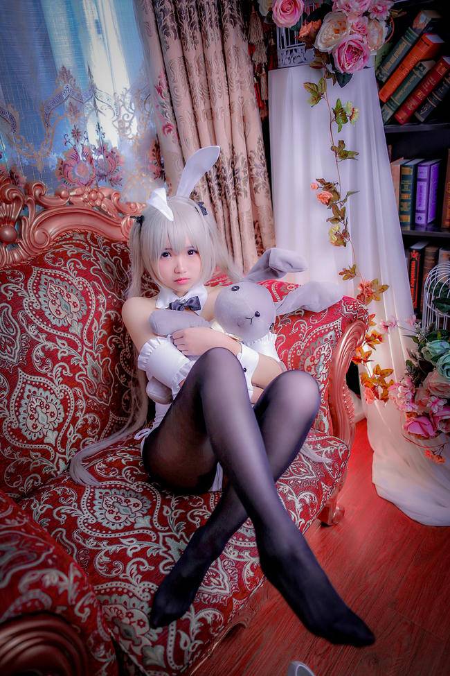 Cosplay福利/缘之空 春日野穹 黑丝cos