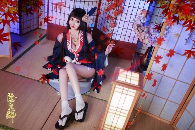 Cosplay福利/阴阳师手游鬼女红叶COSPLAY
