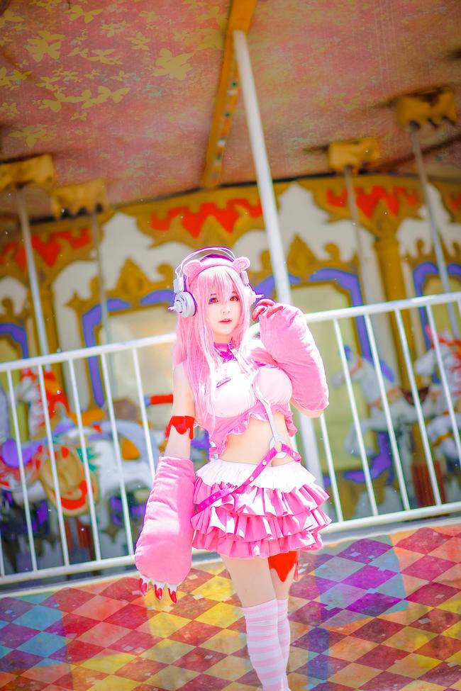 Cosplay福利/超级索尼子SUPER SONICO COSPLAY美图
