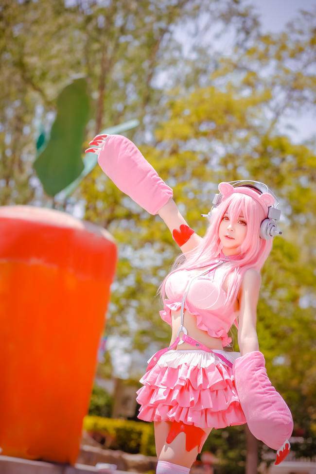 Cosplay福利/超级索尼子SUPER SONICO COSPLAY美图