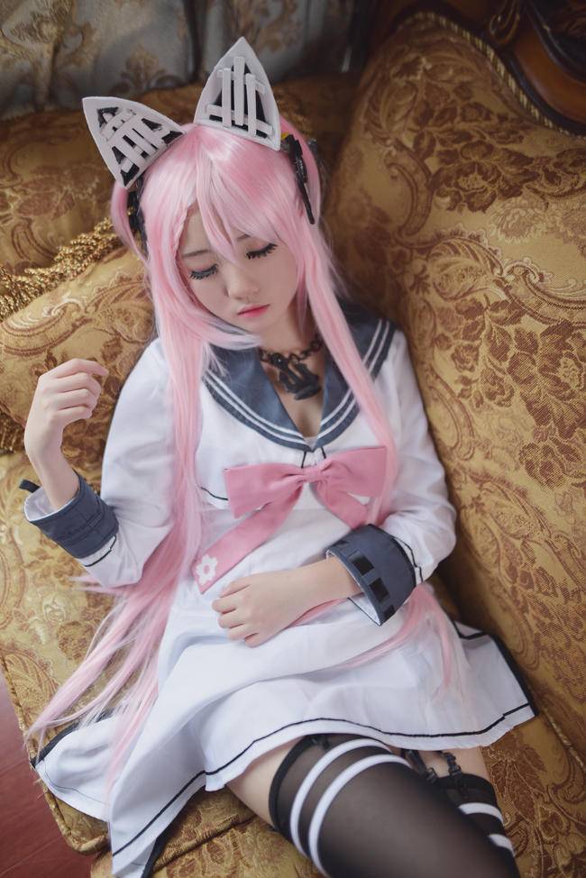 Cosplay福利/领域小猫咪少女 舰娘岛风COSPLAY