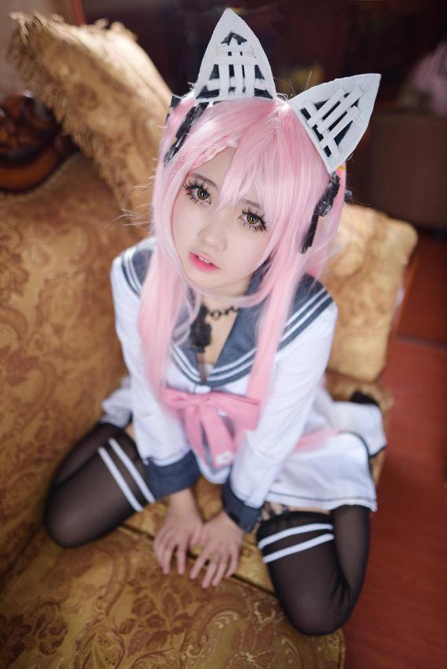 Cosplay福利/领域小猫咪少女 舰娘岛风COSPLAY