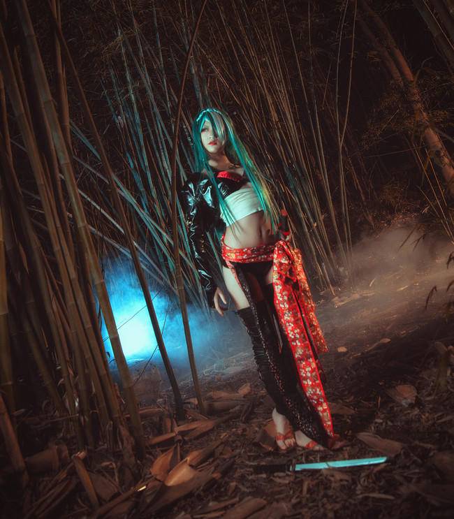 Cosplay福利/绝对领域少女初音未来COSPLAY