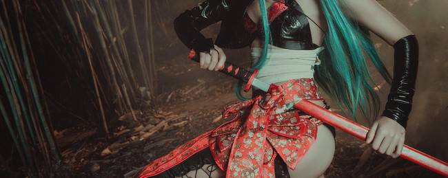 Cosplay福利/绝对领域少女初音未来COSPLAY