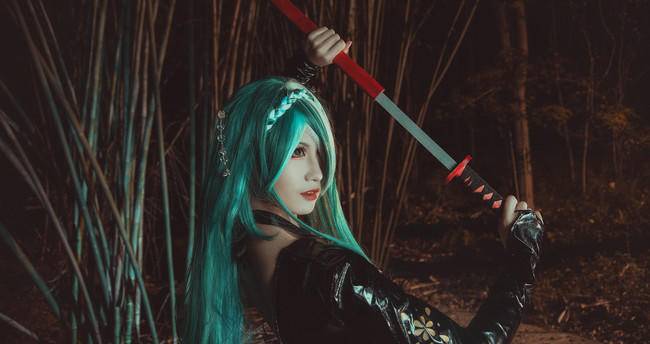 Cosplay福利/绝对领域少女初音未来COSPLAY