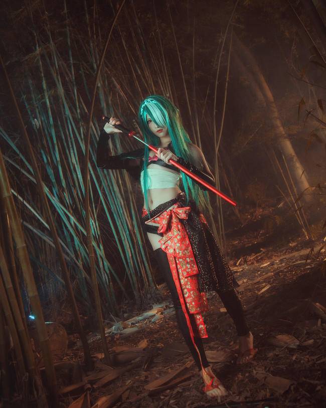 Cosplay福利/绝对领域少女初音未来COSPLAY
