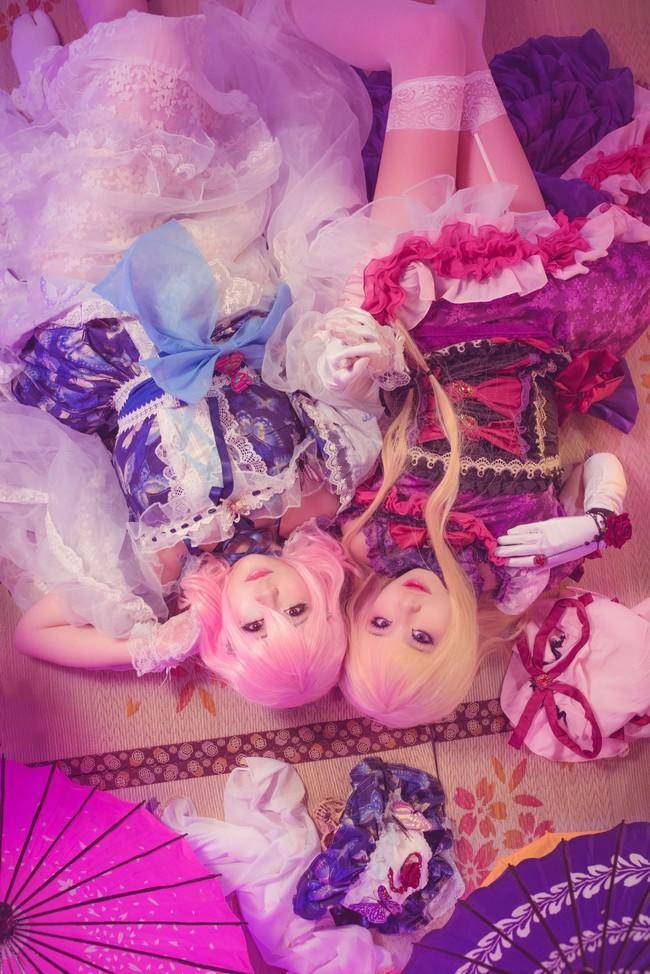 Cosplay福利/白丝吊带袜绝对领域少女 cn:球菌_菌魔乱舞