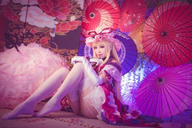 Cosplay福利/白丝吊带袜绝对领域少女 cn:球菌_菌魔乱舞