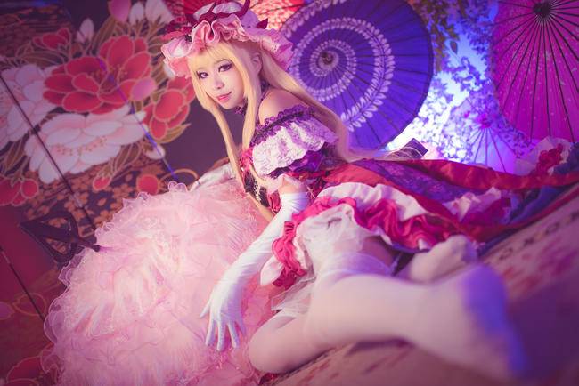 Cosplay福利/白丝吊带袜绝对领域少女 cn:球菌_菌魔乱舞