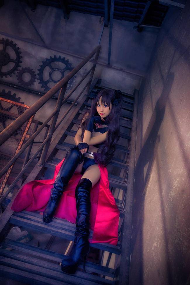 Cosplay福利/绝对领域少女装fate/stay night远坂凛