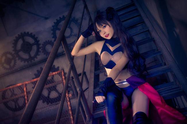 Cosplay福利/绝对领域少女装fate/stay night远坂凛