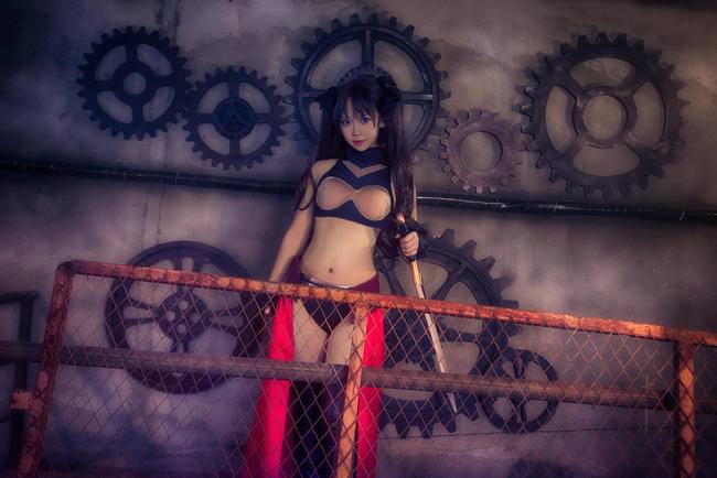 Cosplay福利/绝对领域少女装fate/stay night远坂凛