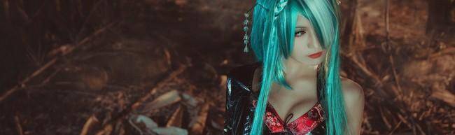 Cosplay福利/绝对领域少女初音未来COSPLAY