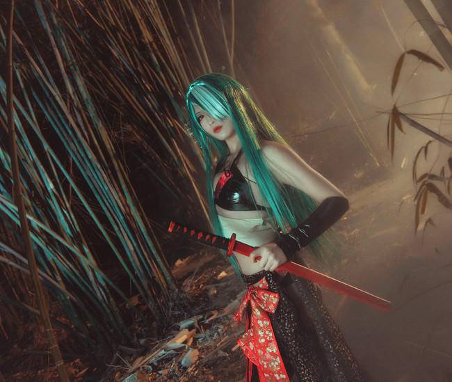 Cosplay福利/绝对领域少女初音未来COSPLAY