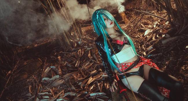 Cosplay福利/绝对领域少女初音未来COSPLAY