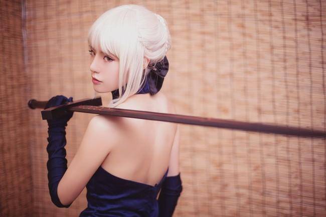 Cosplay福利/黑丝绝对领域性感Fate/Grand Order saber COSPLAY