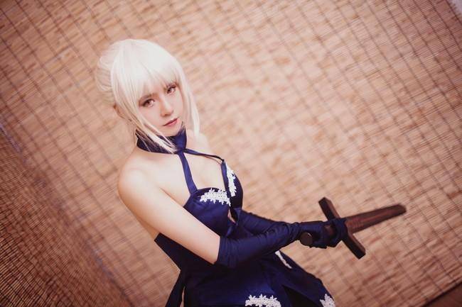 Cosplay福利/黑丝绝对领域性感Fate/Grand Order saber COSPLAY
