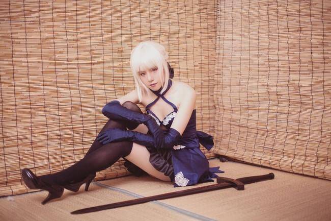 Cosplay福利/黑丝绝对领域性感Fate/Grand Order saber COSPLAY