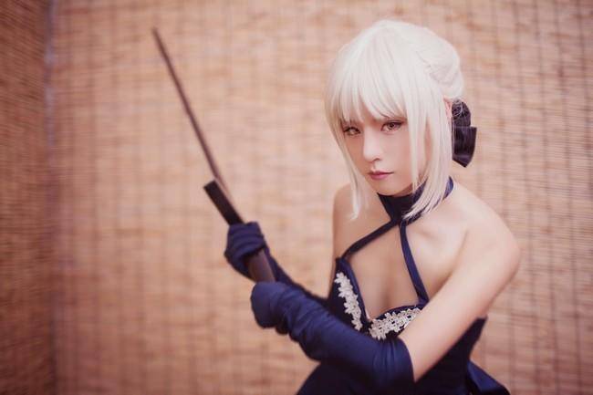 Cosplay福利/黑丝绝对领域性感Fate/Grand Order saber COSPLAY