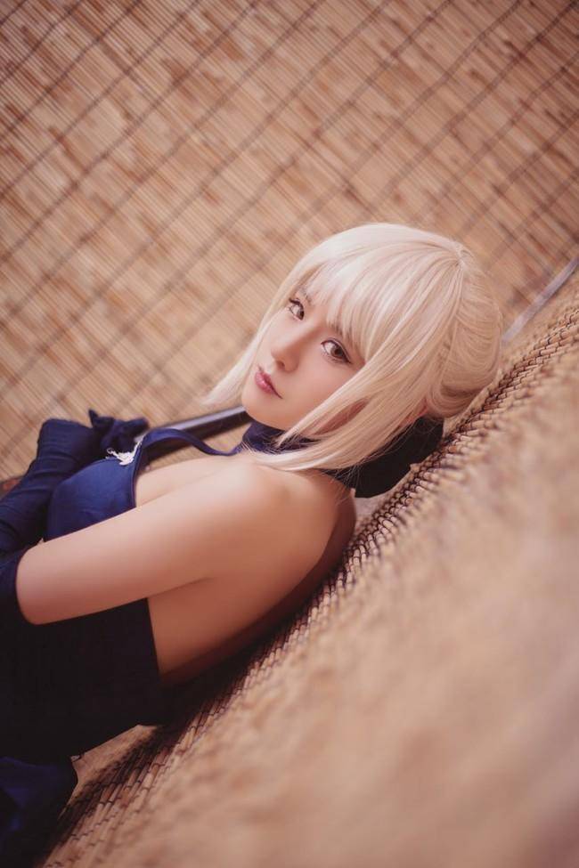 Cosplay福利/黑丝绝对领域性感Fate/Grand Order saber COSPLAY