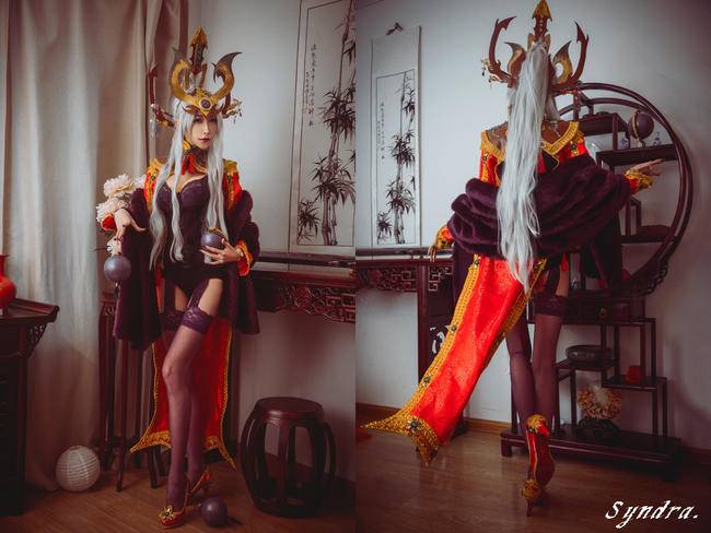 Cosplay福利/英雄联盟COSPLAY 暗黑元首辛德拉