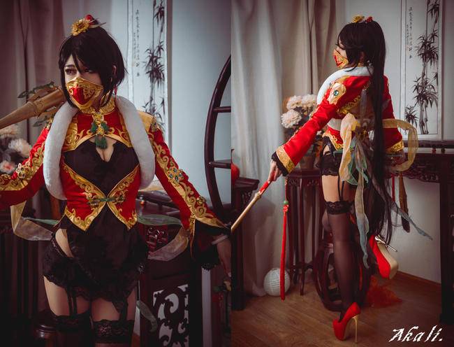 Cosplay福利/英雄联盟COSPLAY 暗黑元首辛德拉