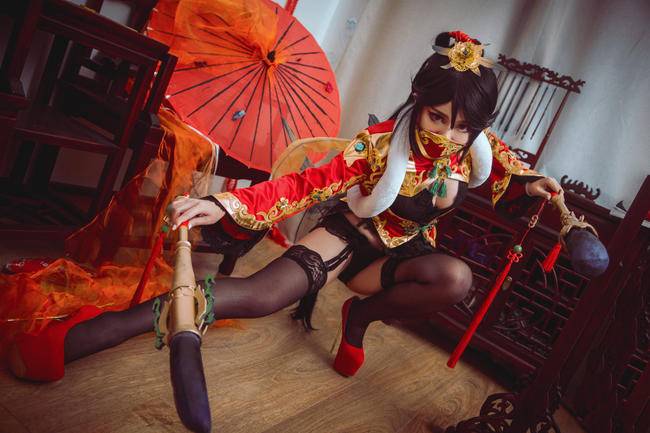 Cosplay福利/英雄联盟COSPLAY 暗黑元首辛德拉