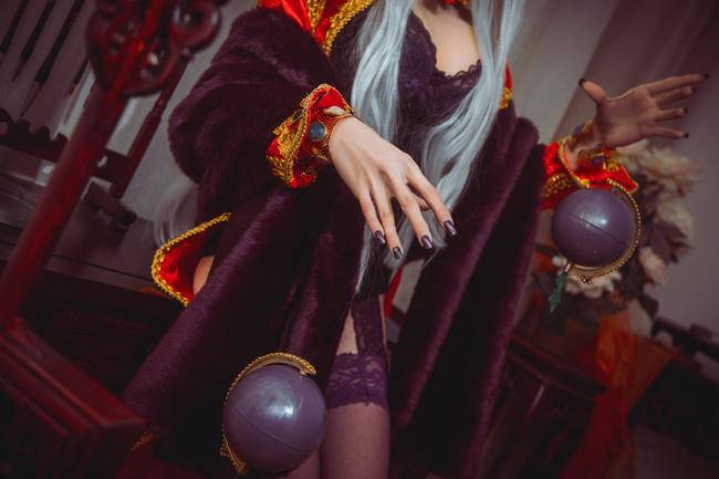 Cosplay福利/英雄联盟COSPLAY 暗黑元首辛德拉