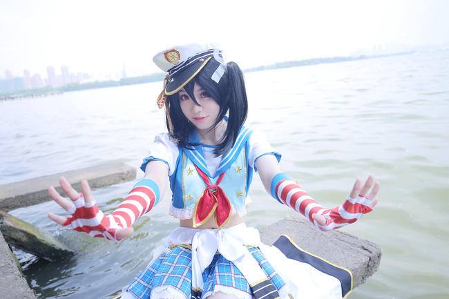 Cosplay福利/lovelive矢泽妮可COSPLAY，海边