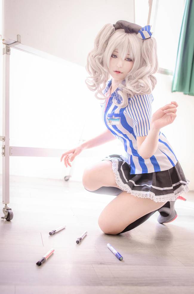 Cosplay福利/舰队Collection鹿岛COSPLAY，绝对领域