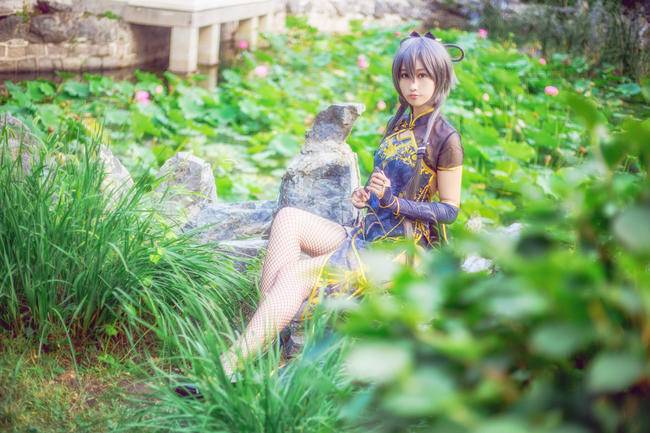 Cosplay福利/旗袍绝对领域のVOCALOID洛天依