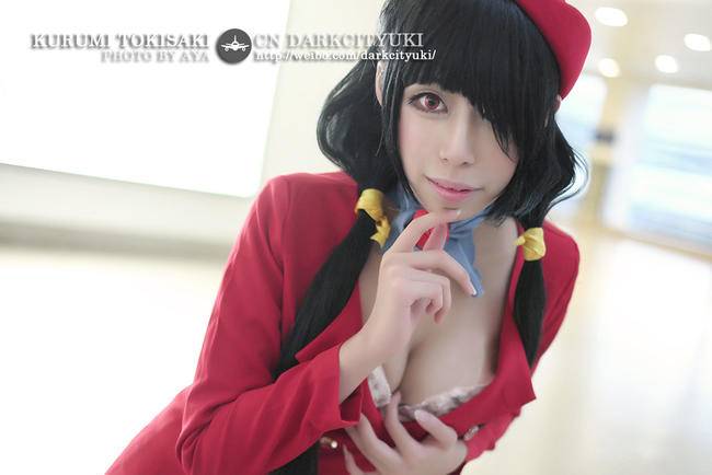 Cosplay福利/《空姐制服诱惑》约会大作战时崎狂三COSPLAY